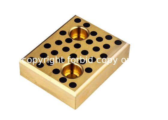 SNW010203 Self Lubricating Bearings , Brass Bushing Material NAAMS Slider Plate