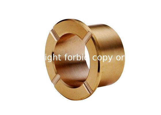 High Performance Casting Alloy Bronze CuZn35Al2Mn2Fe1 Oil Groove Inner Surface Flange Type