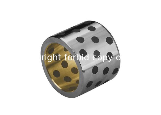 JF806 Steel Sintered Metal Bearings CuZn25Al6Fe3Mn3 Solid Lubricant Plugs
