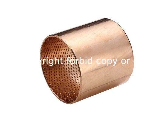 INW-090 Bronze Wrapped Bearing with Oil Pockets CuSn8 ISO3547 Standard