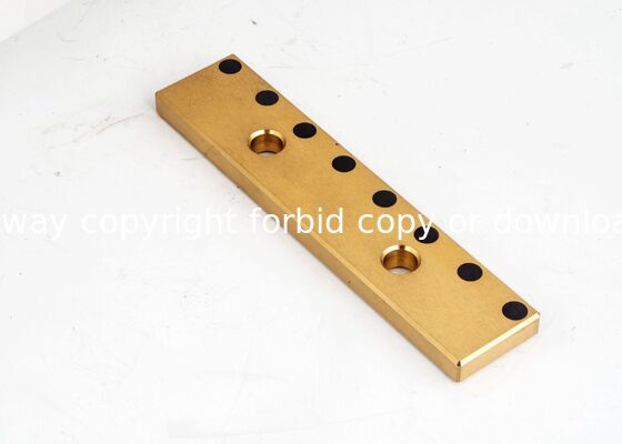 Bronze Bushing Lubrication Copper Alloy Graphite Pluged 20mm Thickness