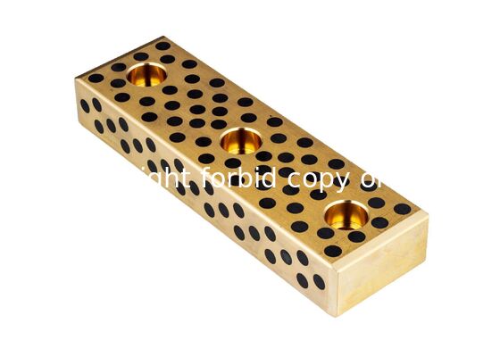 Cam Slid Plate SCSDP Self Lubricating Bearings With Two Surface Graphite Plugs