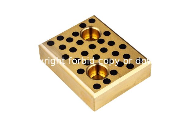 SNW010203 Self Lubricating Bearings , Brass Bushing Material NAAMS Slider Plate