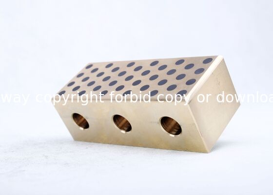 Cam Slider Plate VG2 Self Lubricating Bearings Copper Alloy Graphite Pluged