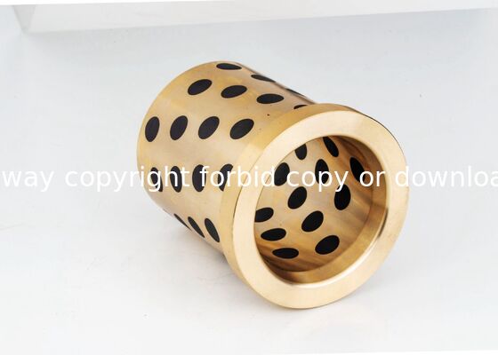 Guide Bushes SEFW Solid Lubricant Bearings Sleeve Universal Flange Type