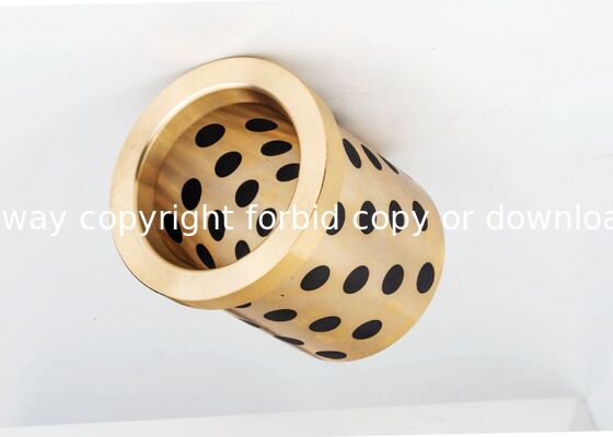 Guide Bushes SEFW Solid Lubricant Bearings Sleeve Universal Flange Type