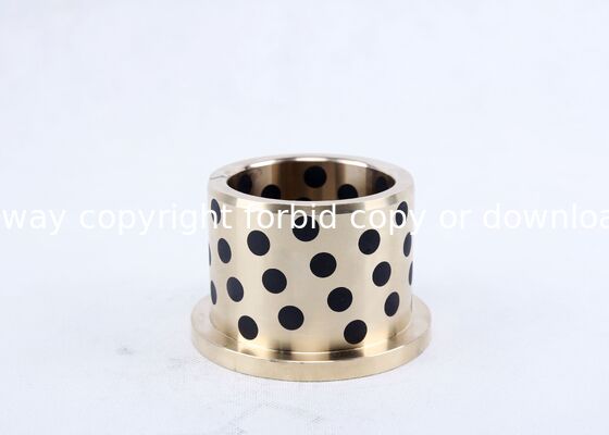 SNG71 Solid Lubricant Bearings , Brass Bushing Material Sleeve Bearing