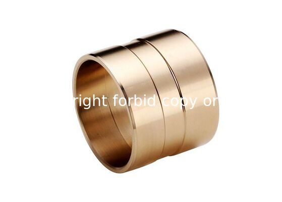 CuAl10Fe3 Cast Bronze Bushings With Oil Groove Outside Surface Sleeve Type