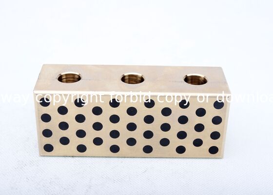 Cam Slider Plate VG2 Self Lubricating Bearings Copper Alloy Graphite Pluged