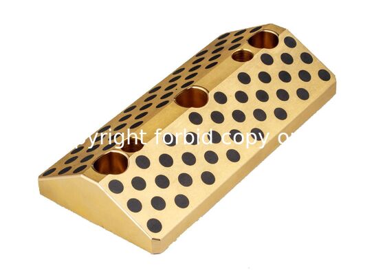 Block Bronze Wear Plate INW V guide type BP  Sliding with Solid Lubricant